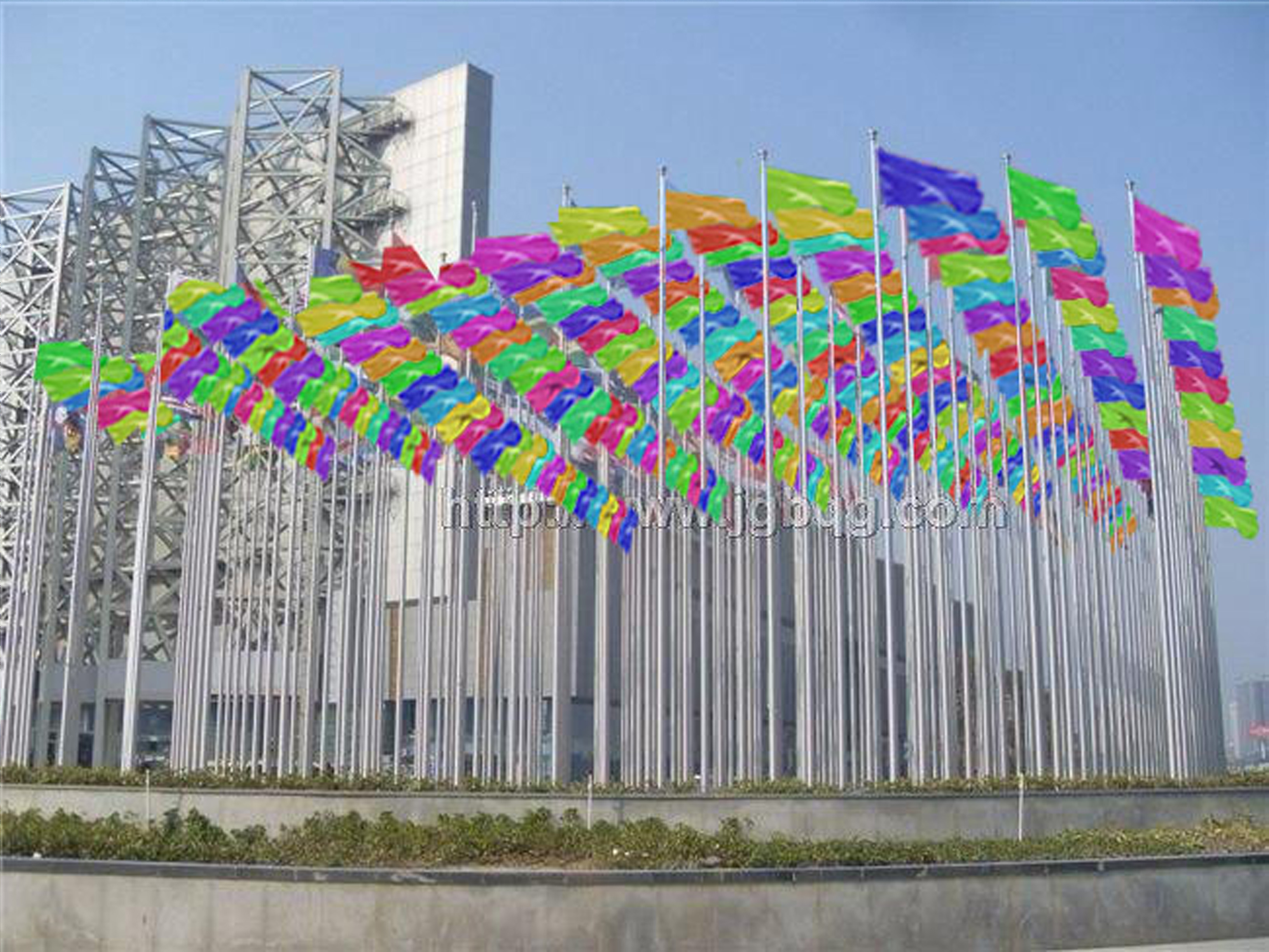 12米不銹鋼錐形旗桿